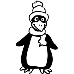 着色页: 企鹅 (动物) #17018 - 免费可打印着色页