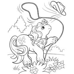 着色页: 小马 (动物) #17867 - 免费可打印着色页