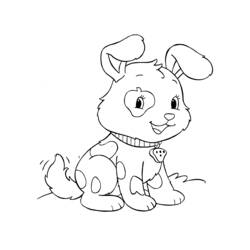 着色页: 小狗 (动物) #2958 - 免费可打印着色页