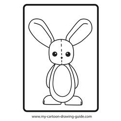 着色页: 兔子 (动物) #9537 - 免费可打印着色页