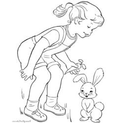 着色页: 兔子 (动物) #9555 - 免费可打印着色页
