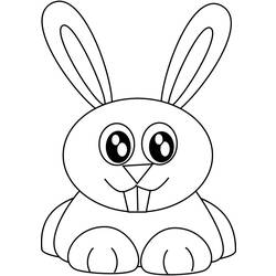 着色页: 兔子 (动物) #9563 - 免费可打印着色页