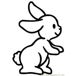 着色页: 兔子 (动物) #9568 - 免费可打印着色页