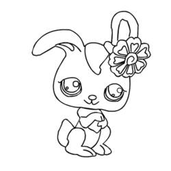 着色页: 兔子 (动物) #9582 - 免费可打印着色页