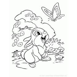 着色页: 兔子 (动物) #9592 - 免费可打印着色页