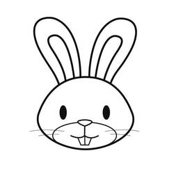 着色页: 兔子 (动物) #9593 - 免费可打印着色页
