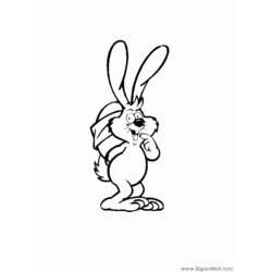 着色页: 兔子 (动物) #9628 - 免费可打印着色页