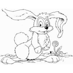 着色页: 兔子 (动物) #9631 - 免费可打印着色页
