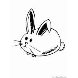 着色页: 兔子 (动物) #9643 - 免费可打印着色页