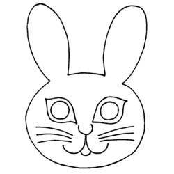 着色页: 兔子 (动物) #9663 - 免费可打印着色页