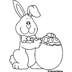着色页: 兔子 (动物) #9682 - 免费可打印着色页