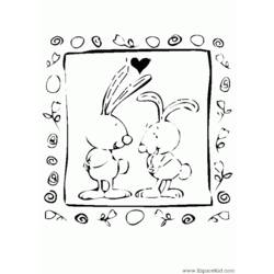 着色页: 兔子 (动物) #9698 - 免费可打印着色页