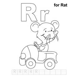 着色页: 鼠 (动物) #15212 - 免费可打印着色页