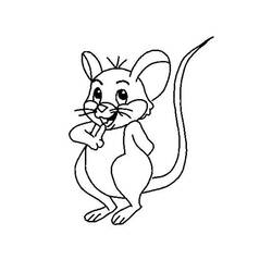 着色页: 鼠 (动物) #15223 - 免费可打印着色页