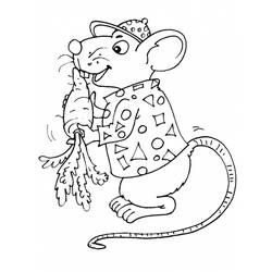 着色页: 鼠 (动物) #15235 - 免费可打印着色页