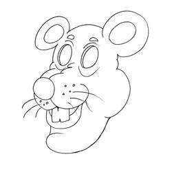 着色页: 鼠 (动物) #15253 - 免费可打印着色页