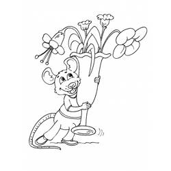 着色页: 鼠 (动物) #15293 - 免费可打印着色页