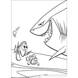 着色页: 鲨鱼 (动物) #14868 - 免费可打印着色页