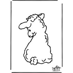 着色页: 羊 (动物) #11512 - 免费可打印着色页