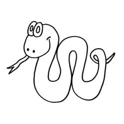 着色页: 蛇 (动物) #14338 - 免费可打印着色页