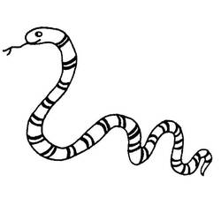 着色页: 蛇 (动物) #14349 - 免费可打印着色页