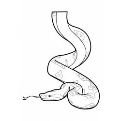 着色页: 蛇 (动物) #14382 - 免费可打印着色页