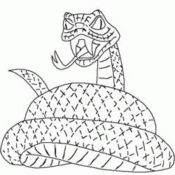 着色页: 蛇 (动物) #14383 - 免费可打印着色页