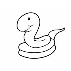 着色页: 蛇 (动物) #14392 - 免费可打印着色页
