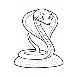 着色页: 蛇 (动物) #14397 - 免费可打印着色页