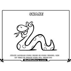 着色页: 蛇 (动物) #14422 - 免费可打印着色页