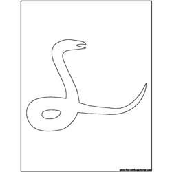 着色页: 蛇 (动物) #14531 - 免费可打印着色页