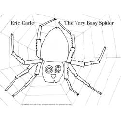 着色页: 蜘蛛 (动物) #589 - 免费可打印着色页