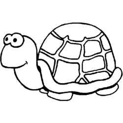 着色页: 龟 (动物) #13458 - 免费可打印着色页