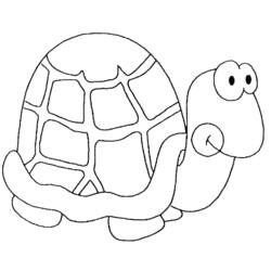 着色页: 龟 (动物) #13504 - 免费可打印着色页