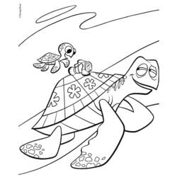 着色页: 龟 (动物) #13525 - 免费可打印着色页