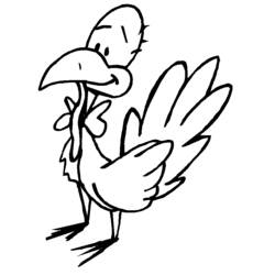着色页: 火鸡 (动物) #5298 - 免费可打印着色页