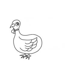 着色页: 火鸡 (动物) #5459 - 免费可打印着色页