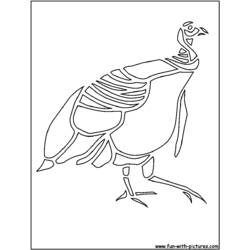 着色页: 火鸡 (动物) #5471 - 免费可打印着色页