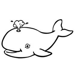 着色页: 鲸 (动物) #864 - 免费可打印着色页
