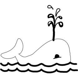 着色页: 鲸 (动物) #868 - 免费可打印着色页