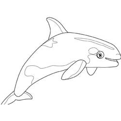 着色页: 鲸 (动物) #888 - 免费可打印着色页