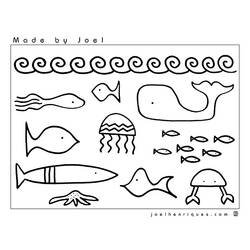 着色页: 鲸 (动物) #926 - 免费可打印着色页