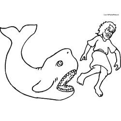 着色页: 鲸 (动物) #956 - 免费可打印着色页