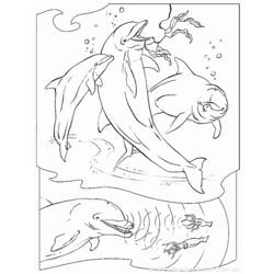 着色页: 鲸 (动物) #961 - 免费可打印着色页