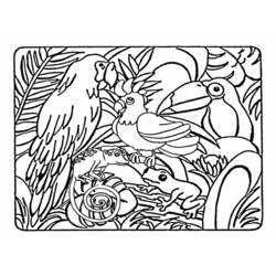 着色页: 野生/丛林动物 (动物) #21082 - 免费可打印着色页