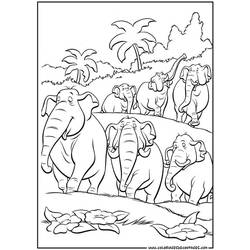 着色页: 野生/丛林动物 (动物) #21123 - 免费可打印着色页
