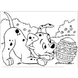 着色页: 101 斑点狗 (动画电影) #129196 - 免费可打印着色页