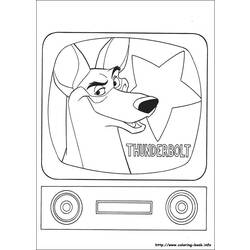 着色页: 101 斑点狗 (动画电影) #129418 - 免费可打印着色页