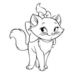 着色页: 贵族猫 (动画电影) #26862 - 免费可打印着色页