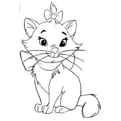 着色页: 贵族猫 (动画电影) #26866 - 免费可打印着色页